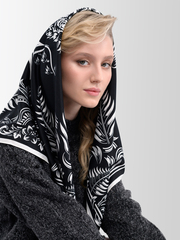 Платок «Тигр Еврейской автономной области. Черный»