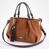 Сумка Саломея 607 эко-замша миндаль