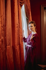 Анна. Платье льняное с вышивкой под пояс PL-422617