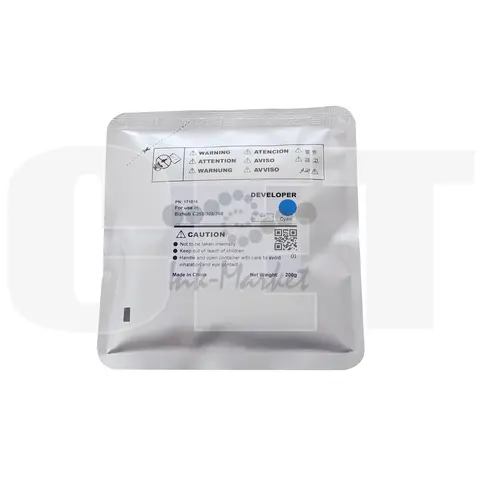 Девелопер для KONICA MINOLTA Bizhub C258/C308/C368 (CET) Cyan, 200г, 600000 стр., CET171016
