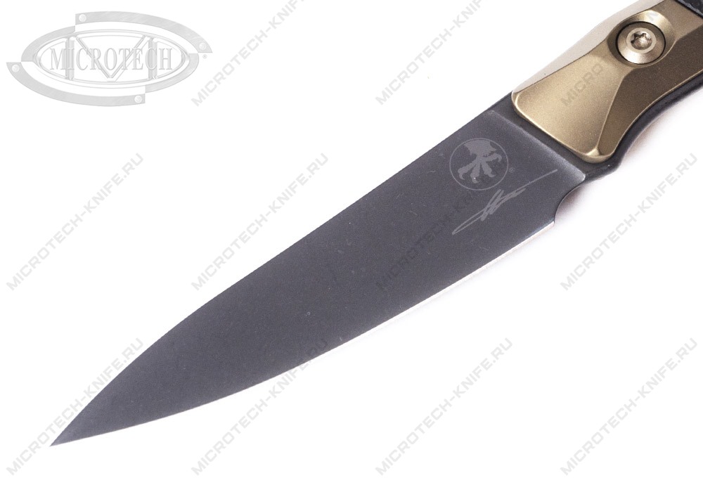 Нож Microtech Kitchen Paring Bolster 3500B-1DLCCFS DLC Carbon
