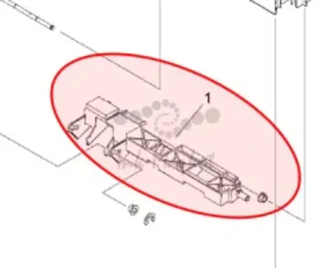 Направляющая Canon Swing guide assembly inner finisher j1/g1/l1/k1 ex original FL0-1970-000