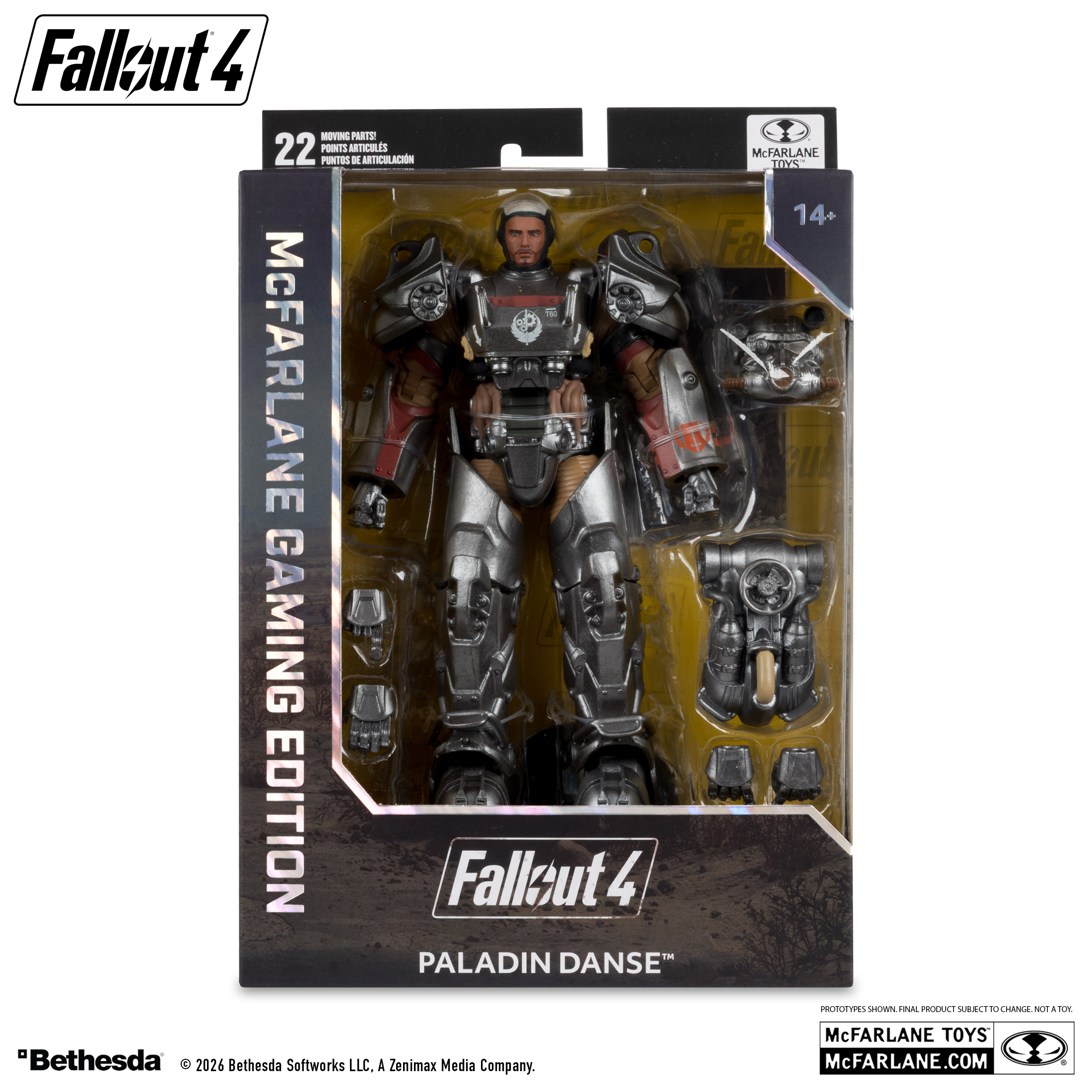 Фигурка Паладин Данс из игры Фоллаут 4 McFarlane Gaming Edition