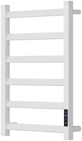 Полотенцесушитель электрический Point Атлант PN18846W П6 400x600, диммер справа, белый