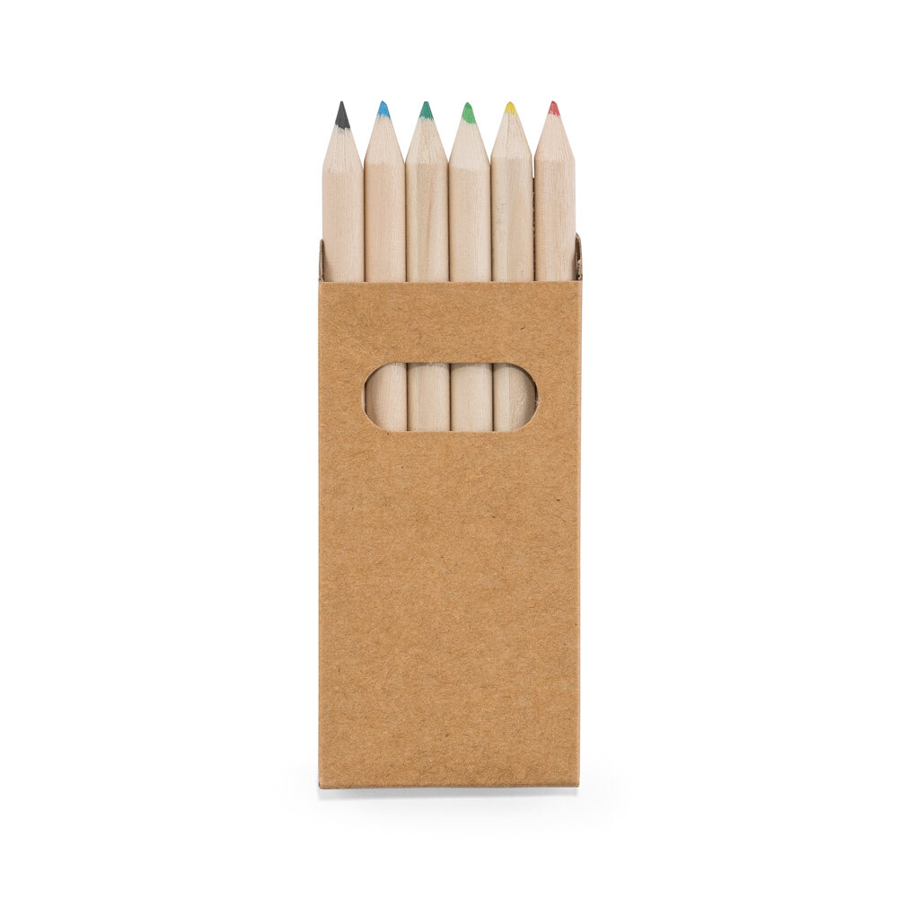 Цветные карандаши в металлической коробке