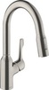 Hansgrohe Focus 71811800 Кухонный смеситель однорычажный, 180, с вытяжным душем, 2jet