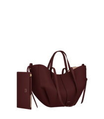 Сумка Polene Cyme Mini EDITION TEXTURED BLACK CHERRY