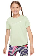 Футболка для девочки Nike Dri-Fit One Short Sleeve Top GX - honeydew/white