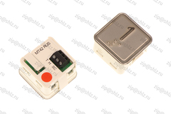 Кнопка (кнопочный модуль) MT42 RUS "1 Этаж", квадратная, красная подсветка, Брайль.