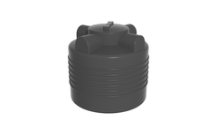 Емкость ЭВЛ 200 с отводом d25мм-1шт.(низ) Ирпласт цилиндрическая 200 л. (243 л.) вертикальный (720x720x654см;10кг;черный) - арт.560302