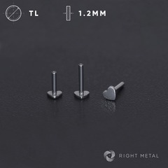 Лабрет Heart Б/Р 1.2мм