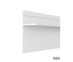 Теневой плинтус скрытого монтажа Pro Design Panel Белый 2700мм