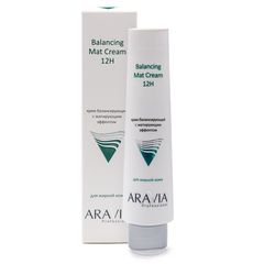 Крем для лица балансирующий с матирующим эффектом Balancing Mat Cream 12H, 100 мл, ARAVIA Professional
