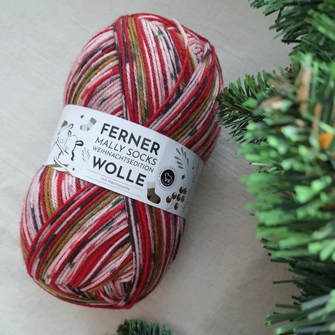 Ferner Wolle Mally Socks Weihnachts 22 купить