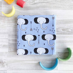 Муслиновая пелёнка Mjölk Слоники