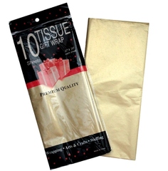 Бумага тишью Золото 50х66 см (10 листов)