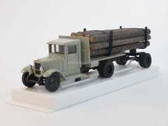 ZIS-5 Timber trailers with wood LOMO-AVM 1:43