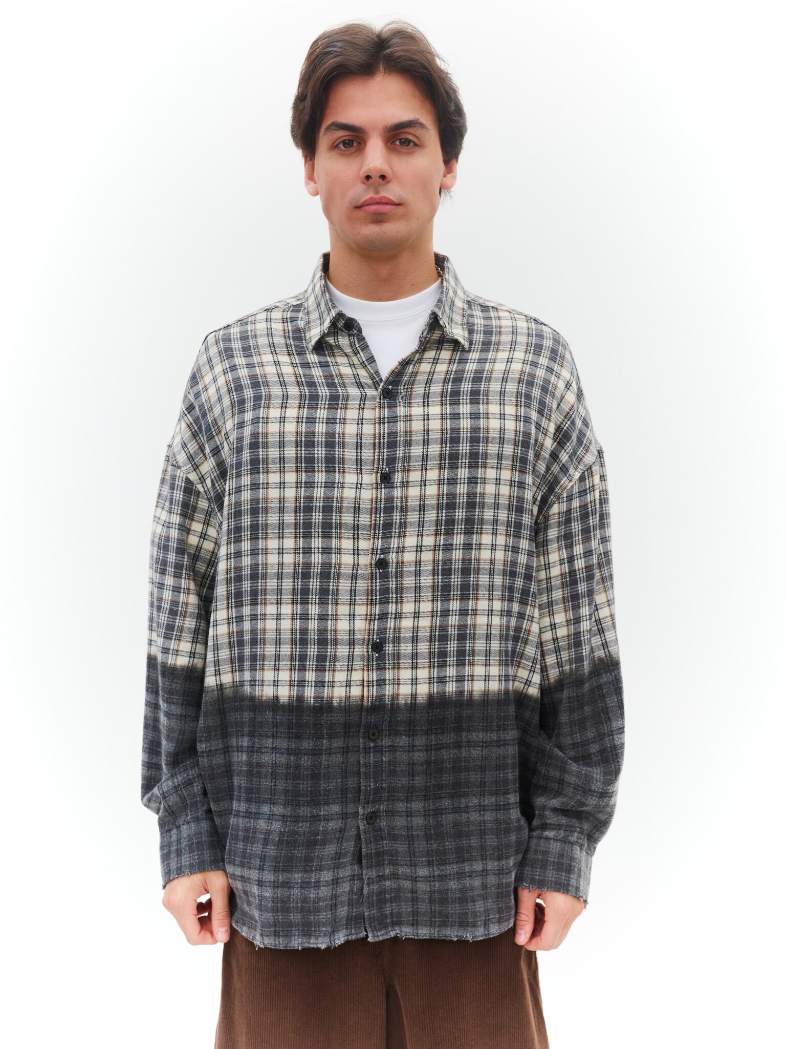 Рубашка мужская VOTUS градиент (серый)