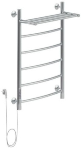 Aquanet 282048 Полотенцесушитель Romeo электрический с полкой 80х50 Aquanet, Тэн слева (282048)