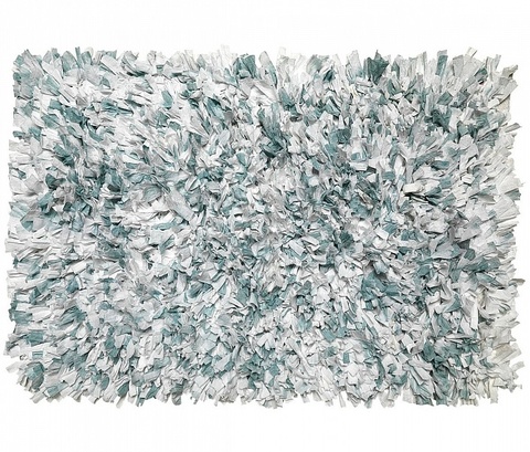 Коврик для ванной 53х86 Carnation Home Fashions Paper Shag Mineral Blue