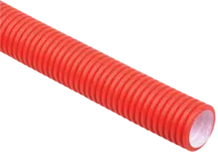 Труба гофра. двустенная ПНД d=50мм красная (50м) IEK