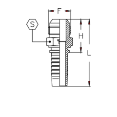 Фитинг DN 20 JIC (Ш) 1.1/16 TIEFFE