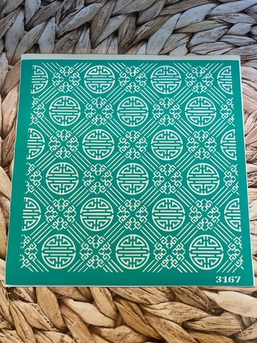 Трафарет на клеевой основе 20*20 арт 3167