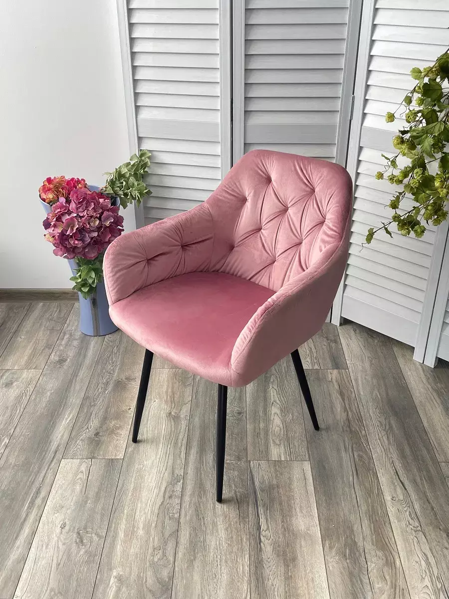 Стул PERU BLUVEL-52 PINK, велюр M-City