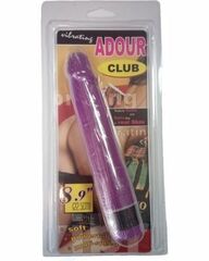 Фиолетовый вибратор-реалистик Adour Club - 22,5 см. - 