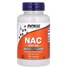 Now foods, NAC с селеном, 100 капсул