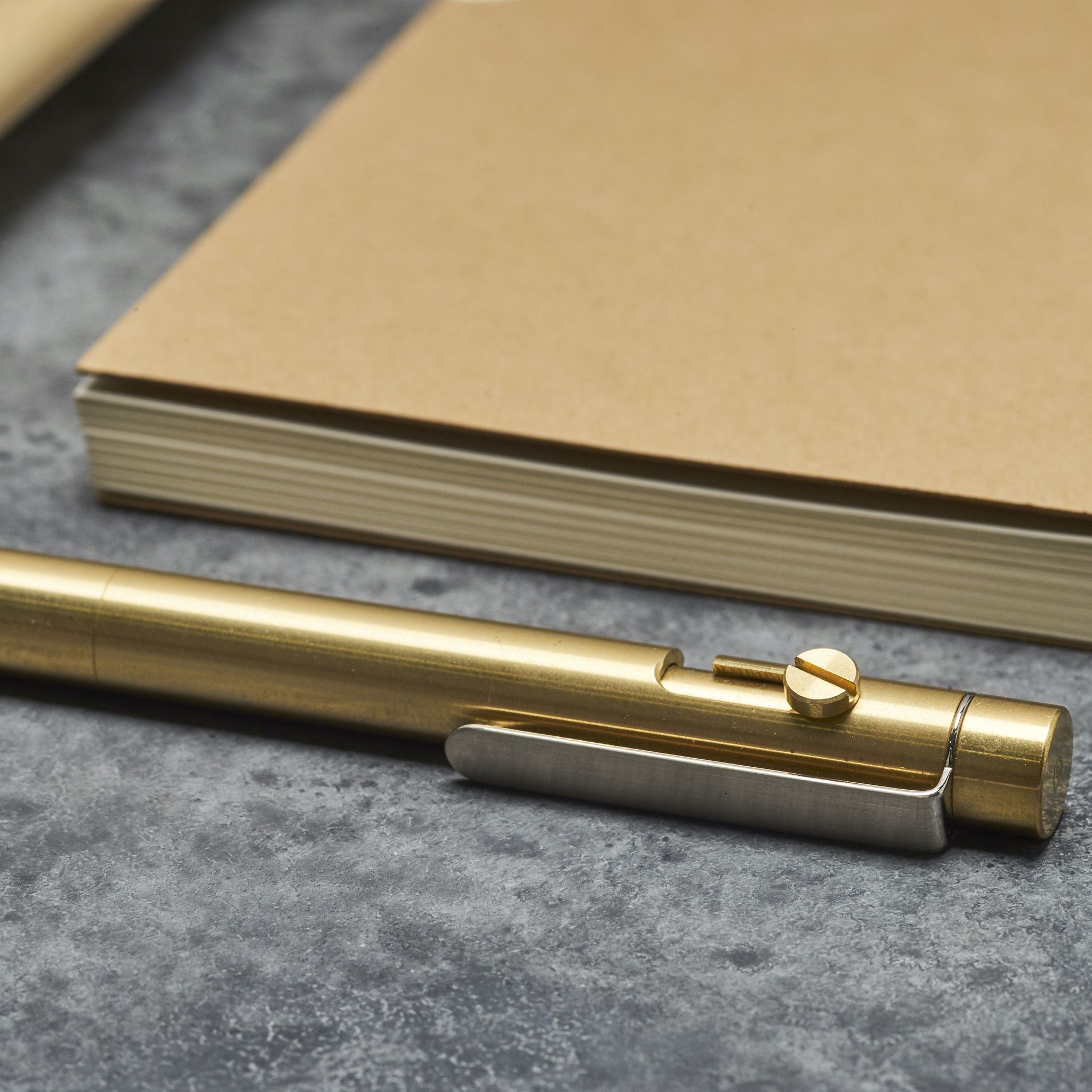 Inventery Bolt Action Pen Brass