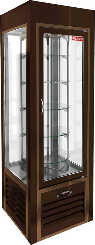 ВИТРИНА КОНДИТ/ВЕРТИКАЛЬНАЯ HICOLD VRC 350 R Sh BROWN FR
