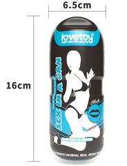 Телесный мастурбатор-ротик Sex in a can - 