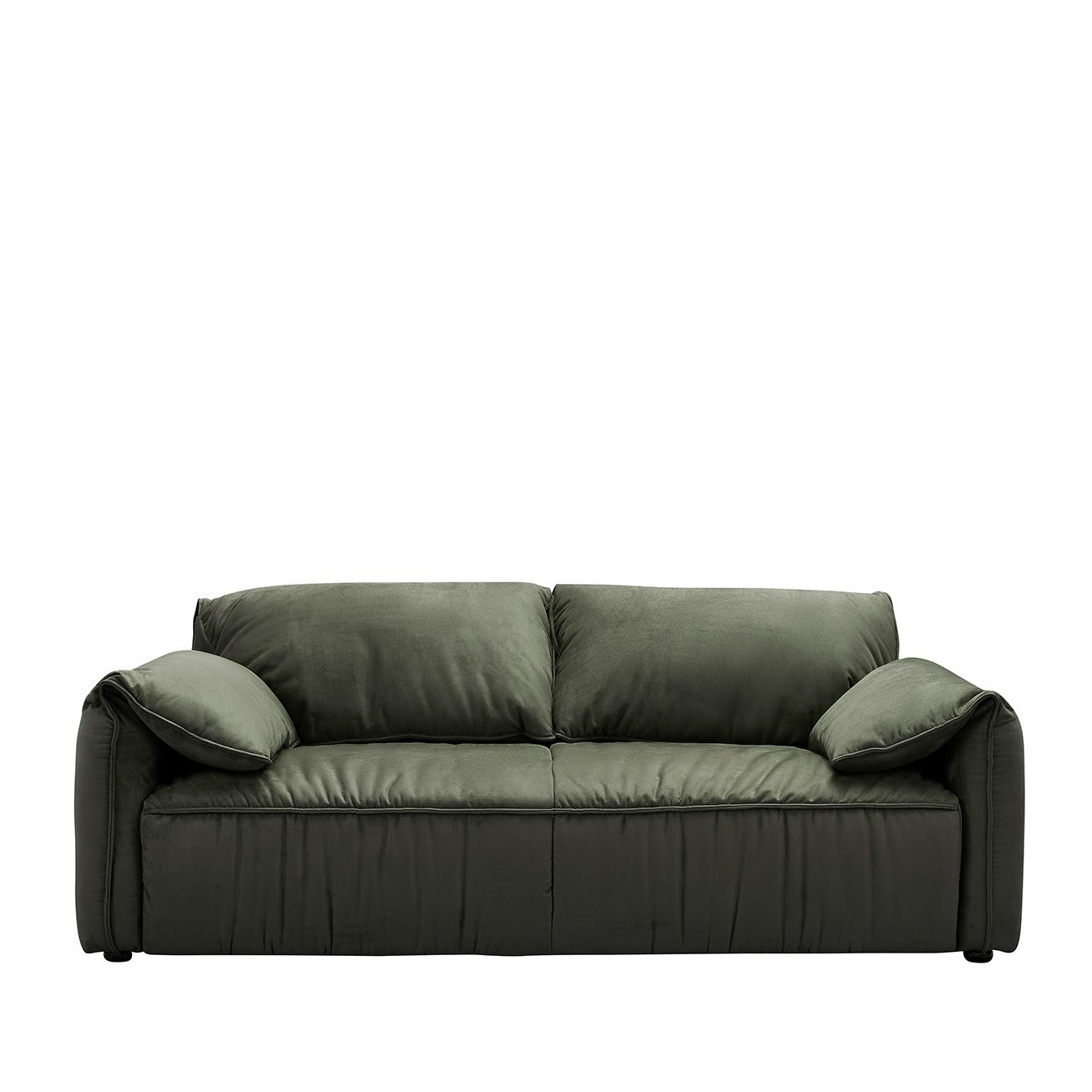 Зеленый диван и шкаф в ромбах