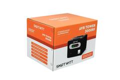 Напольный стабилизатор напряжения SMARTWATT AVR TOWER 3000RF (140W - 260W, 3000VA, 3 кВт, 50-60 Гц, LED-дисплей, релейны