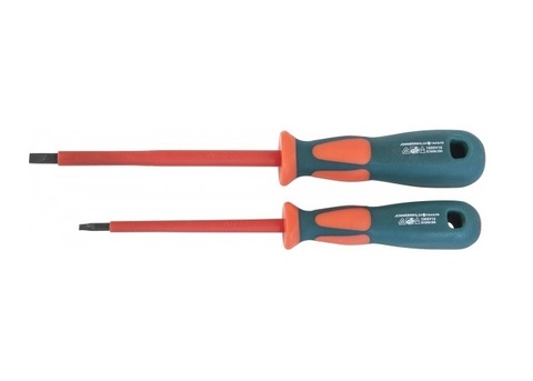 Jonnesway DV13S6150 Отвертка стержневая шлицевая диэлектрическая, SL6,5х150 мм 47473