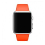 Силиконовый эластичный ремешок без застежек 38 мм / 40 мм / 41 мм для Apple Watch (размер - 147 мм) (Светло-красный)