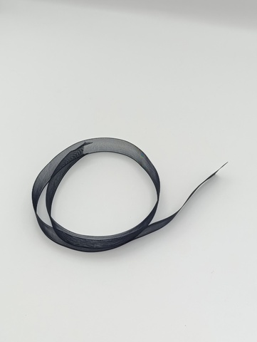 Лента из органзы, черная, 50 см