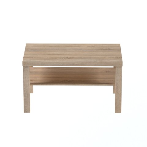 Журнальный столик ЭНКЕЛЬ 82, 82*50*45 см, дуб беленый