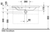 Раковина мебельная Duravit DuraStyle 2320100060