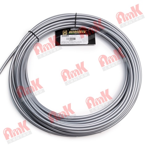 AGFRO-3 Шланг армированный AN03 (серебр. оплётка) Цена за м. Accossato
