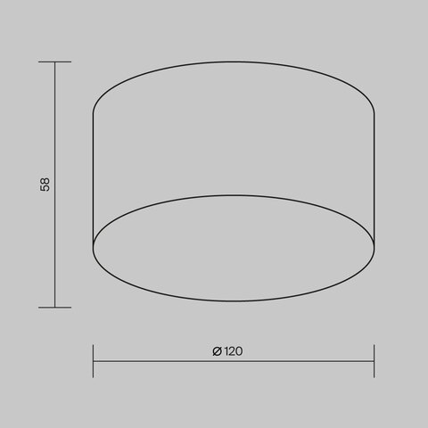 Уличный потолочный светодиодный светильник Maytoni Zon IP O430CL-L15B4K