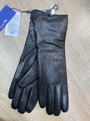 Перчатки.Женские.Кожаные.Люкс качества. Подклад: трикотаж-шерсть. 5 шт в упаковке.