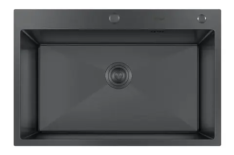 HOFFGER 7550 HFG-7550B Мойка для кухни BLACK