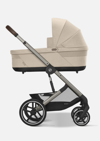 Cybex Детская коляска Balios S Lux BLK 2 в 1 цвет Seashell Beige