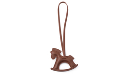 Брелок HORSE шоколадного цвета