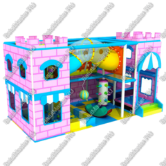 Детский игровой лабиринт "Розовая крепость" HAS-091601