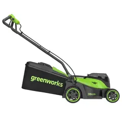 Газонокосилка Greenworks GD24X2LM361 2×24V (36 см) аккумуляторная, без АКБ и ЗУ
