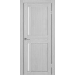 Купить Межкомнатная дверь экошпон Турин 523.221 дуб серый остеклённая