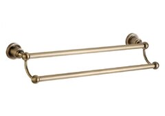 Aquanet 3818D 3818D Держатель для полотенца 45см двухрядный Aquanet, латунь (189260) фото